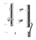 FUYU oem 5 lever lock with latch for indoor 2