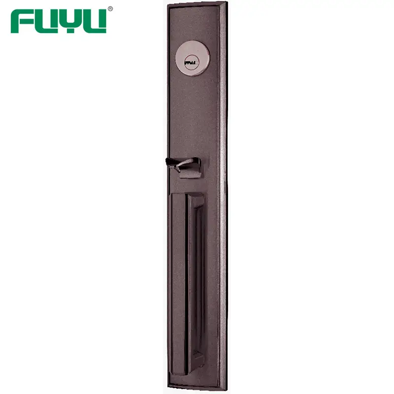 Easy to install tubular security door handle lock for wooden door 1
