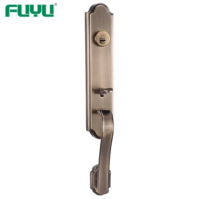 Zinc alloy tubular wooden door locks luxury 1