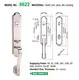 oem 5 mortice lock handle meet your demands for indoor 7