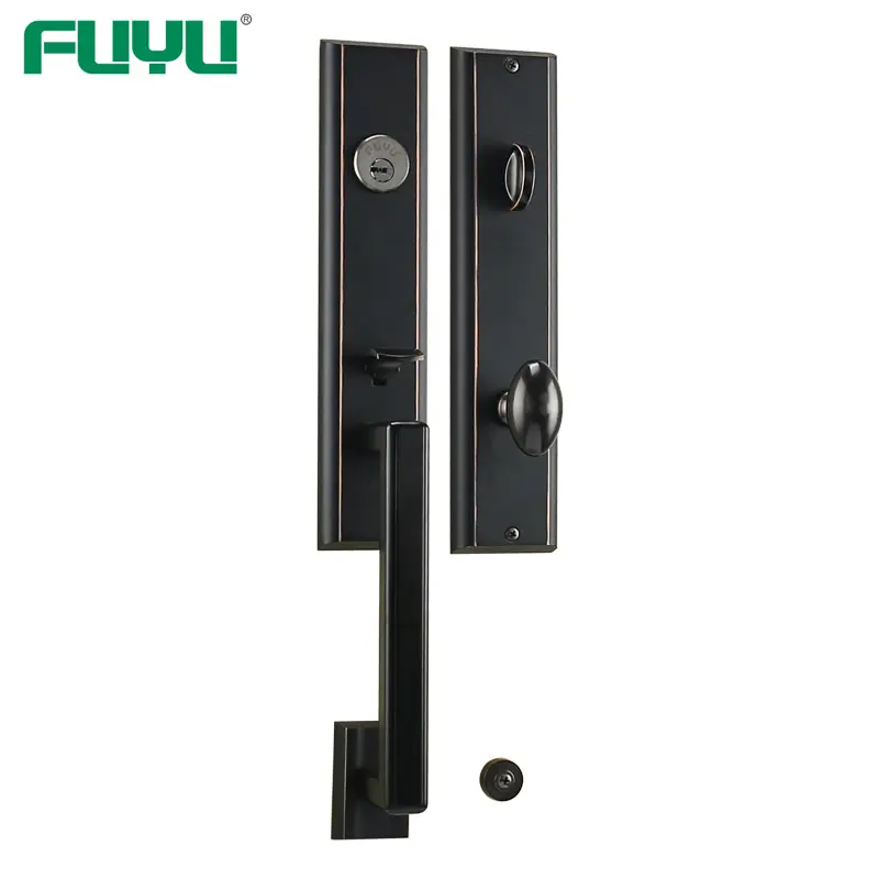 Zinc alloy modern cylinder handle with lock 1