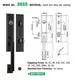 FUYU lock home security lock in china for mall 7