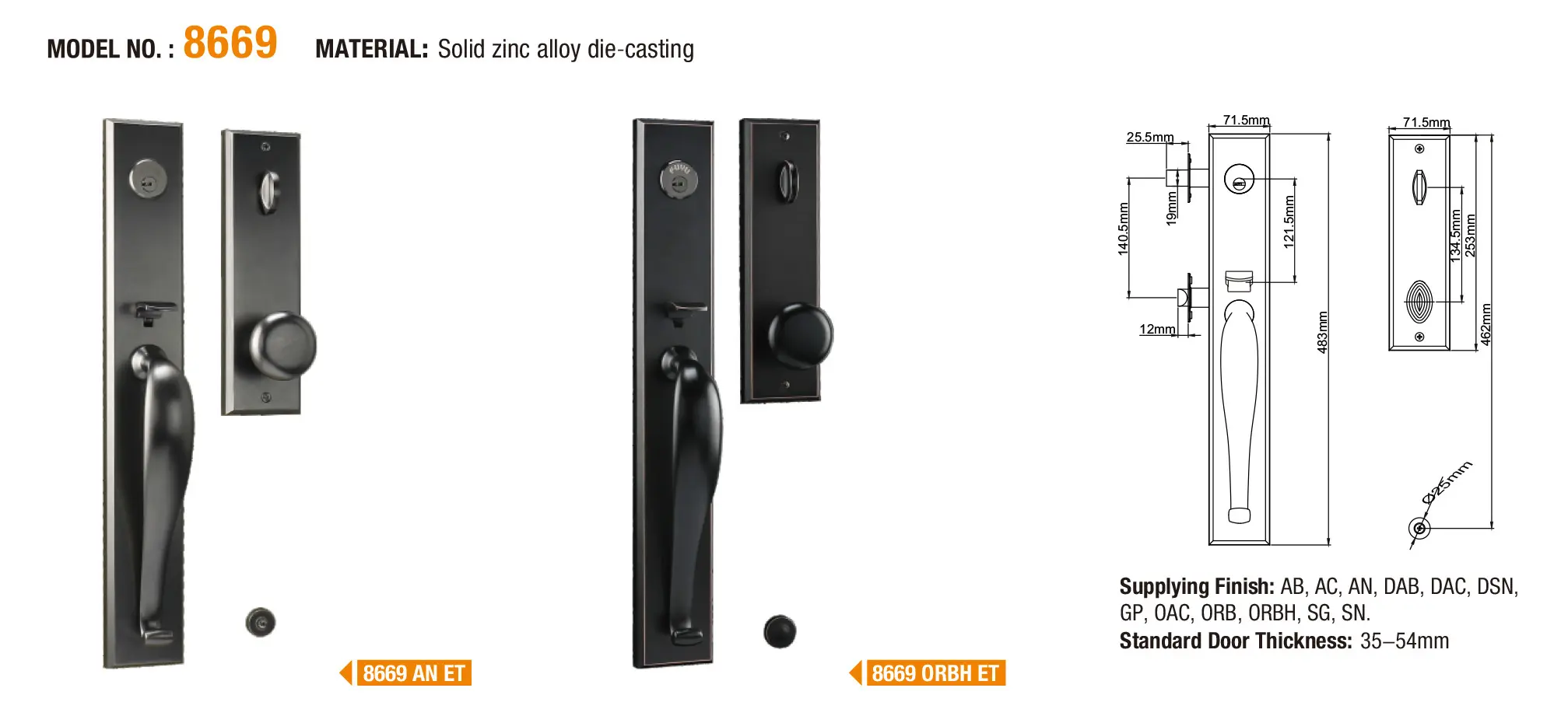 FUYU high security door locks for sale for home1 7