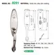 FUYU durable door lock design with latch for shop 8