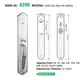 FUYU quality internal door locks manufacturer for entry door 8