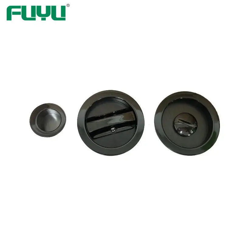 Sliding door handle with lock 1