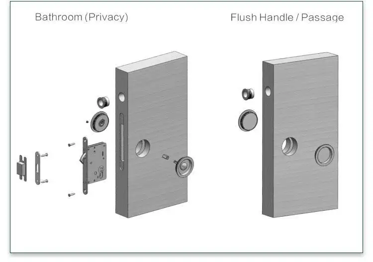 FUYU high security zinc alloy lock meet your demands for entry door 5