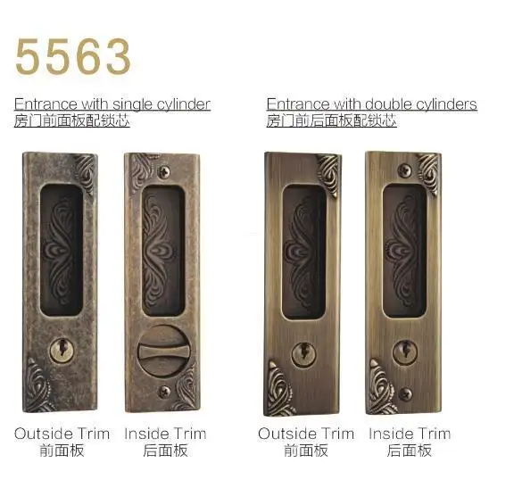FUYU exterior sliding door safety lock supplier for shop 2