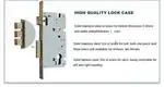FUYU fittings simple door lock with latch for entry door 3