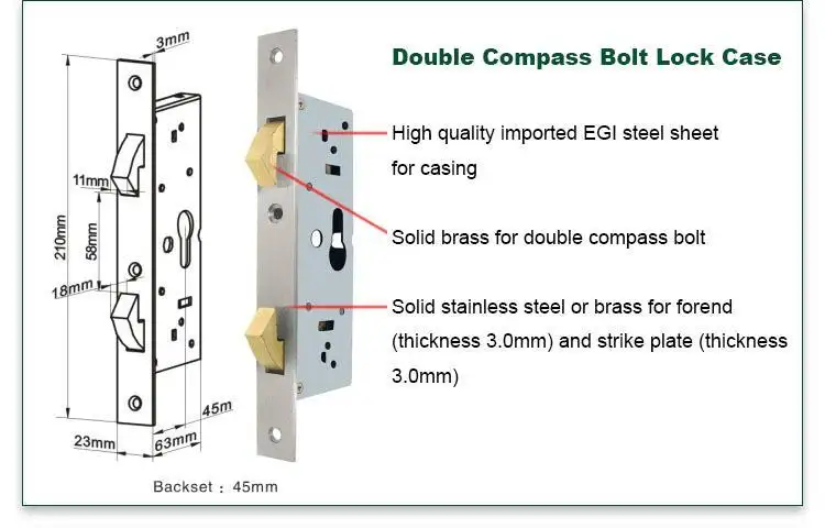 high security ways to lock a door without a key for sale for home 3