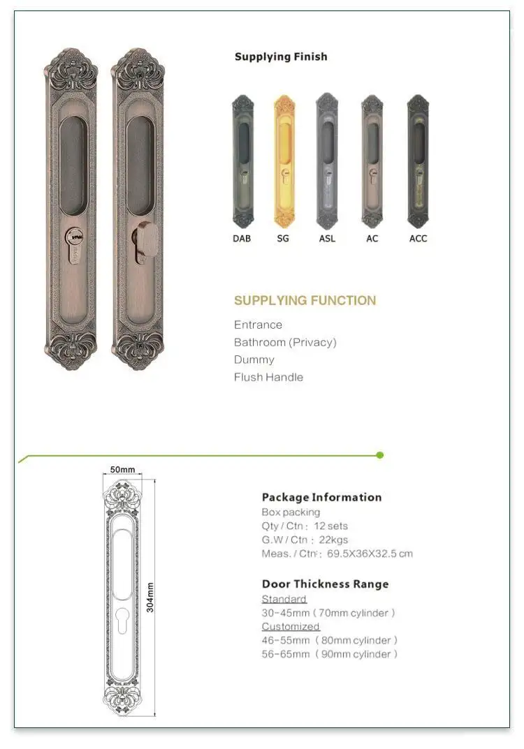 FUYU sliding door security lock for sale for shop 3