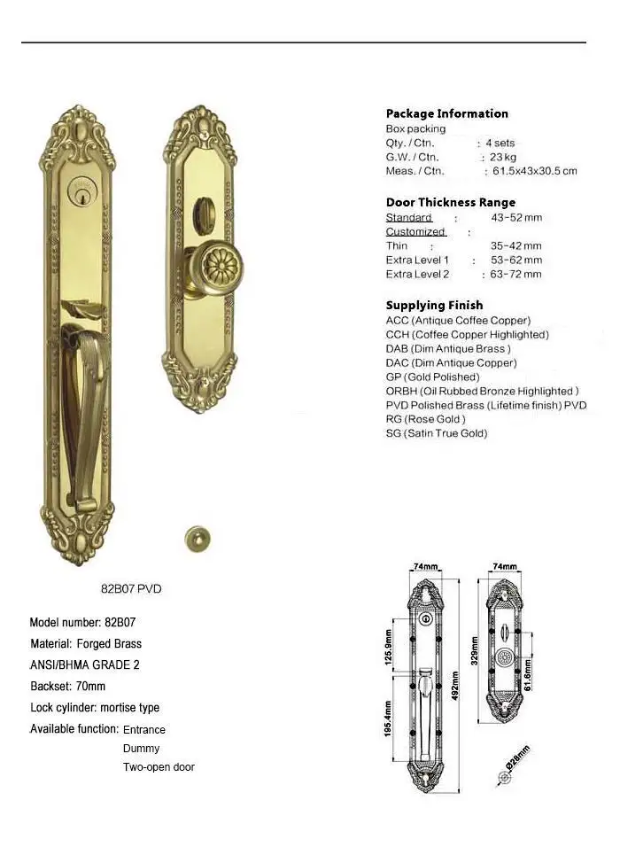 custom multipoint lock for sale for home 2