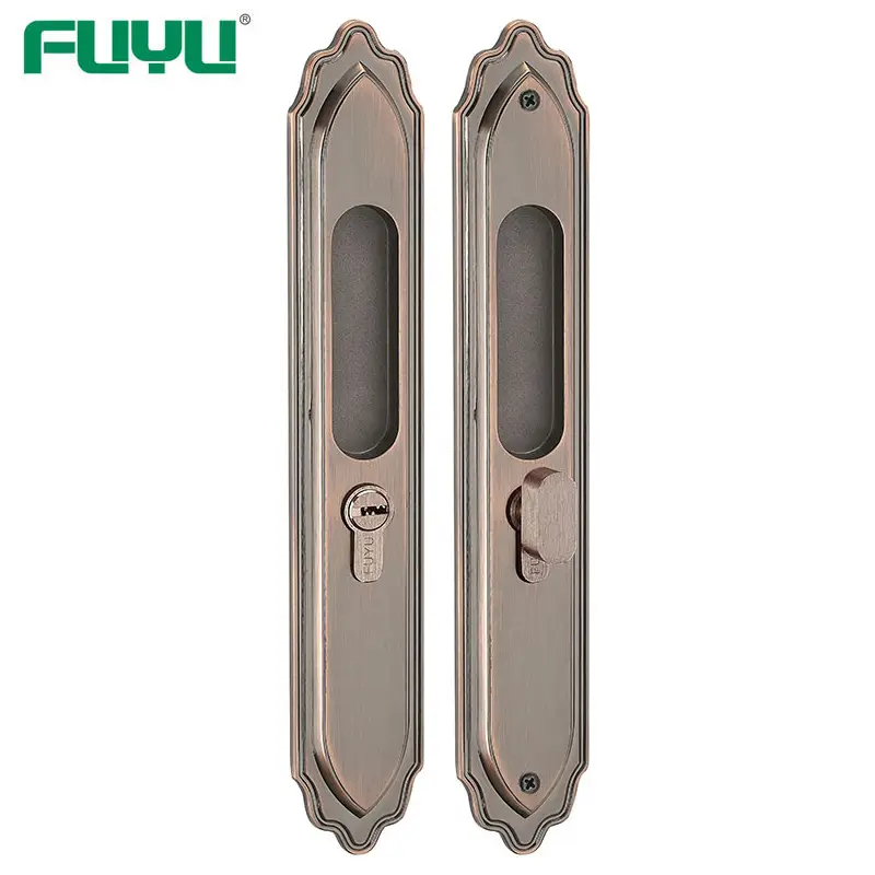 Wooden door slide door lock 1