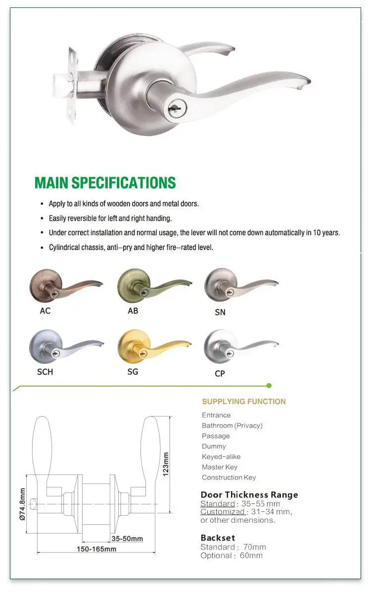 best double door security lock from company for shop 4