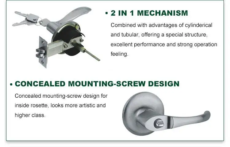 FUYU entrance door locks with international standard for entry door 5