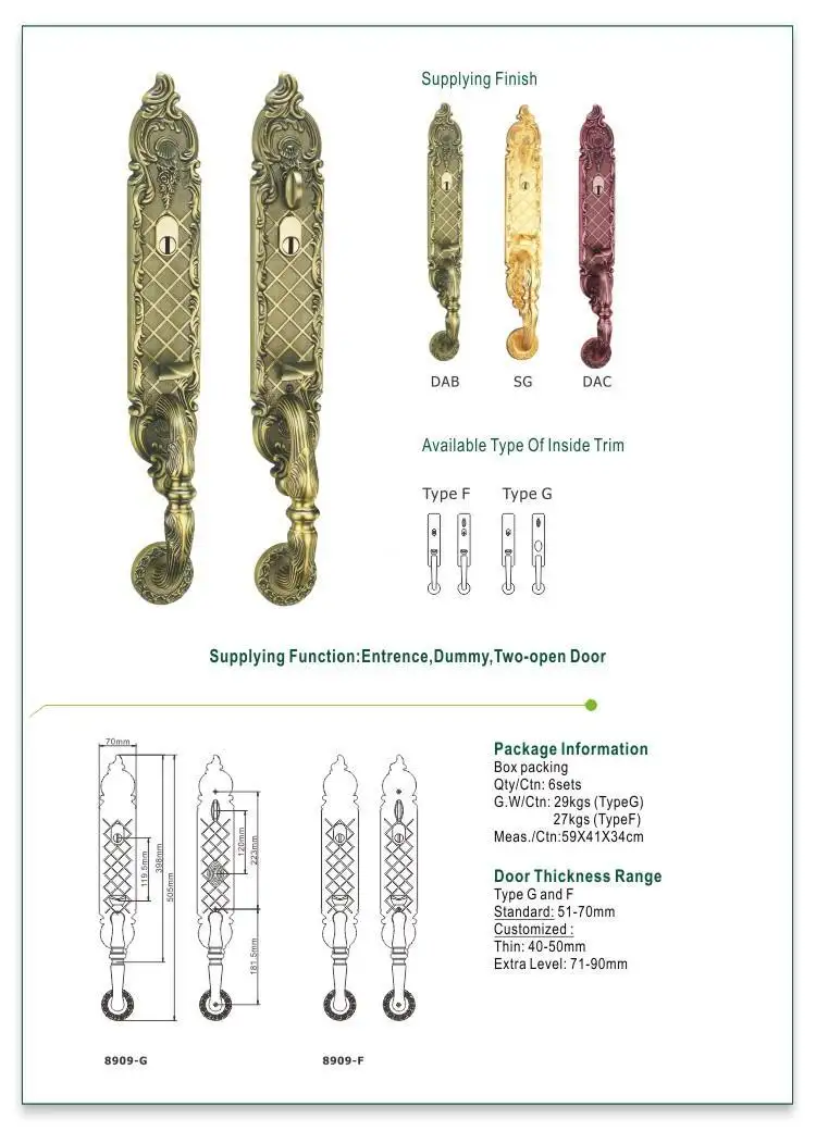 FUYU quality entry door locks supplier for shop 2