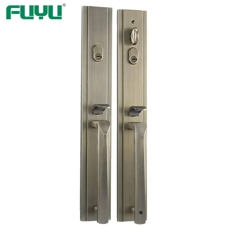 Bothside cylinder entry handle door lock set 1