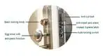 FUYU slide bolt locks supply for entry door 3
