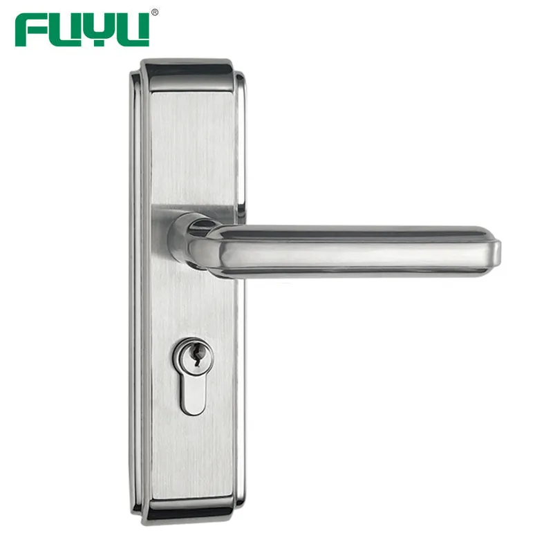 fuyu fingerprint door lock with deadbolt side for sale for mall 1