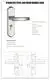 FUYU lock handleset keyed deadbolt locks manufacturers for residential 2
