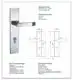 high security mortise handle lock with international standard for residential 2
