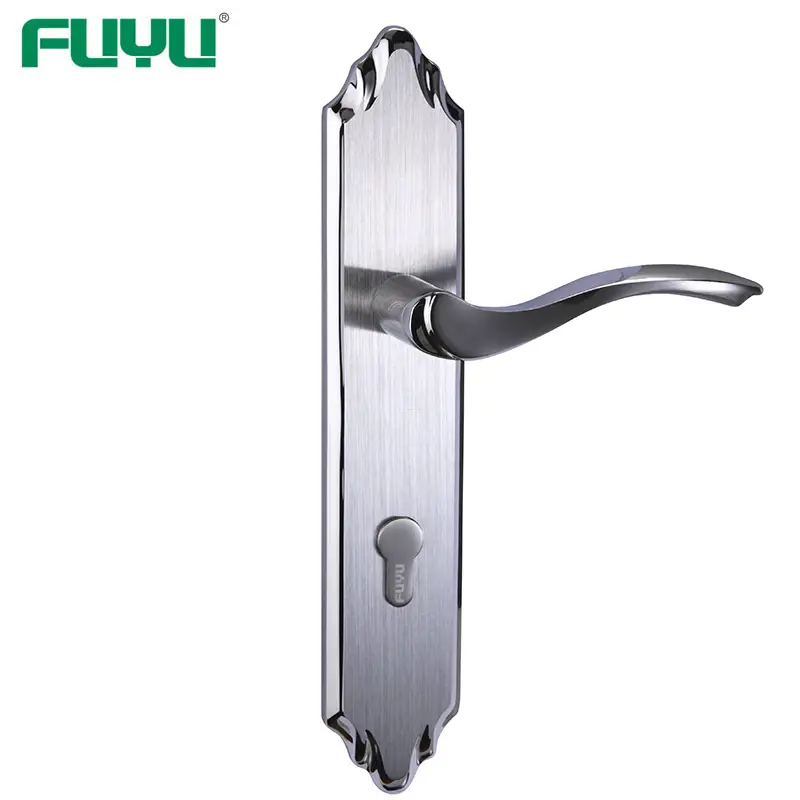 Stainless steel entrance handle door lcok 1