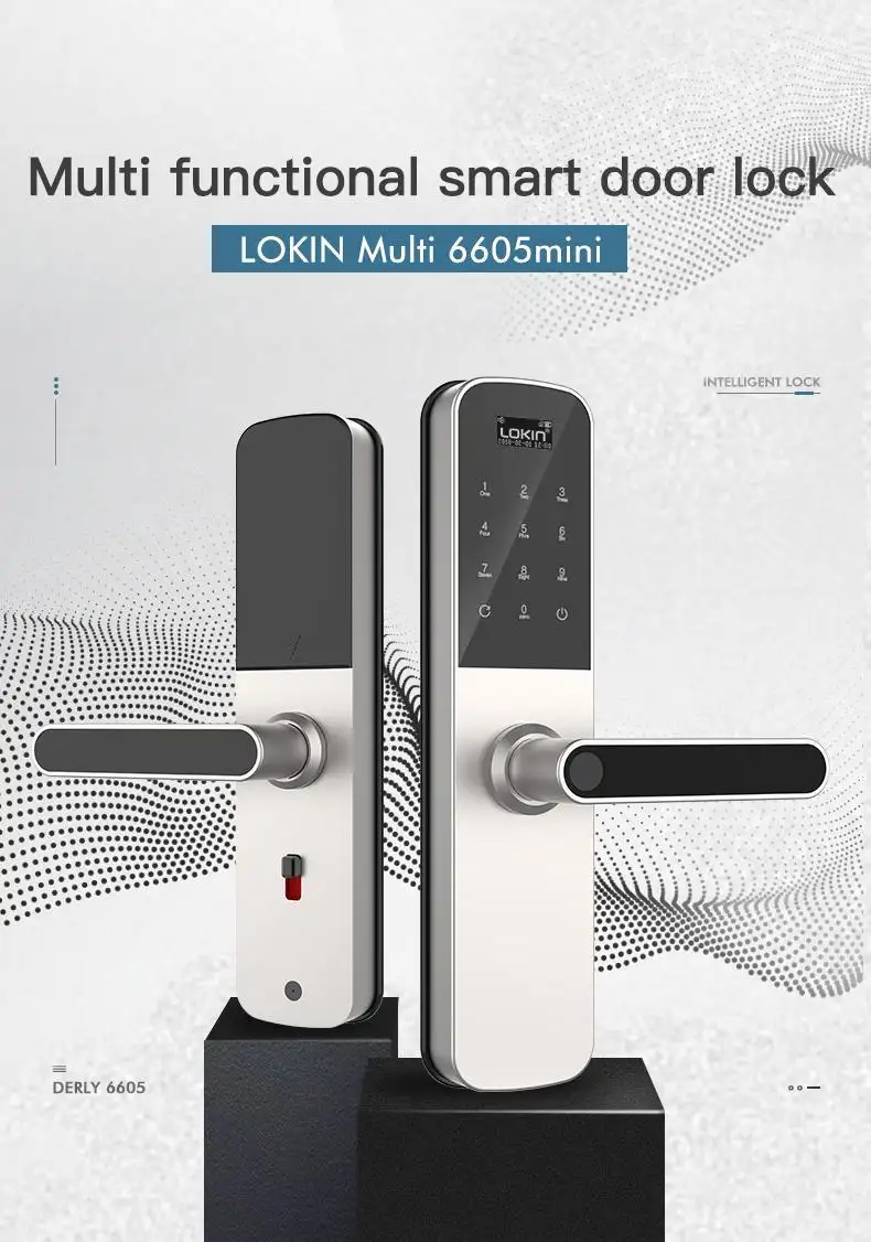FUYU smart door lock for apartment manufacturers for entry door 2