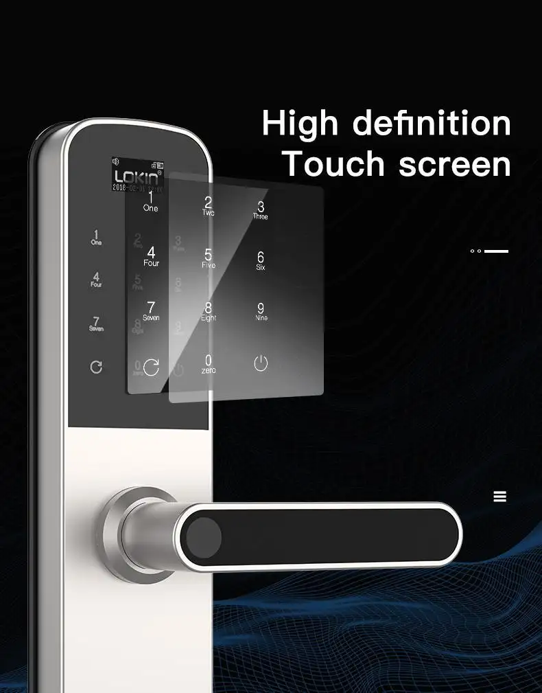 FUYU smart door lock for apartment manufacturers for entry door 10