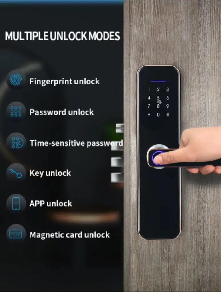 durable smart lock for apartment door suppliers for entry door 3