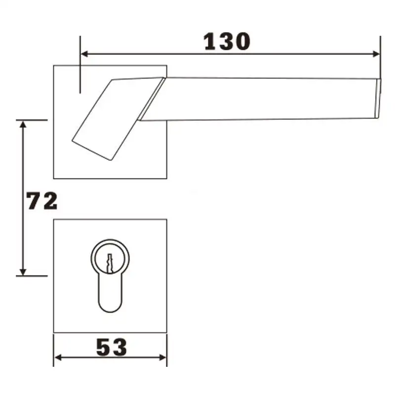 oem commercial metal door locks in china for entry door 4