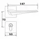 FUYU lock deadbolt lock security in china for wooden door 4