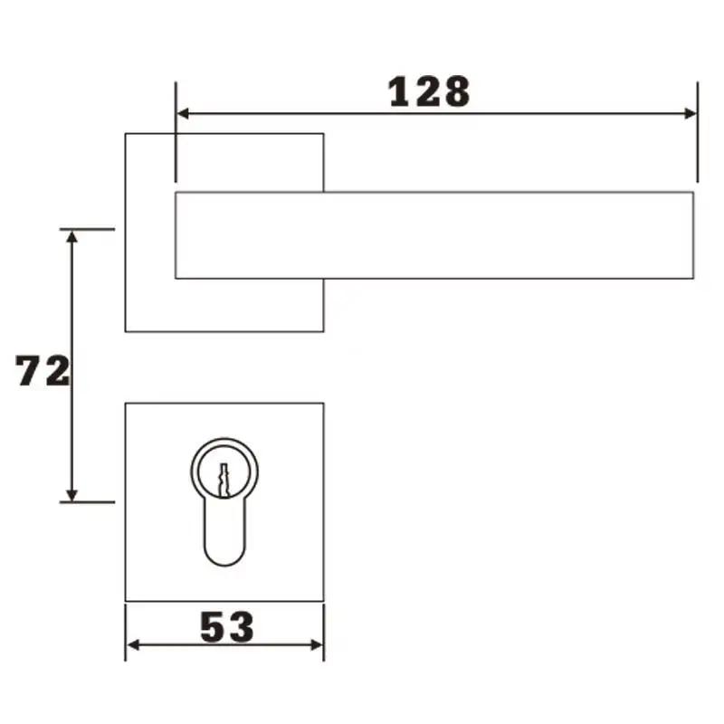 FUYU lock best high security locks company for toilet 5