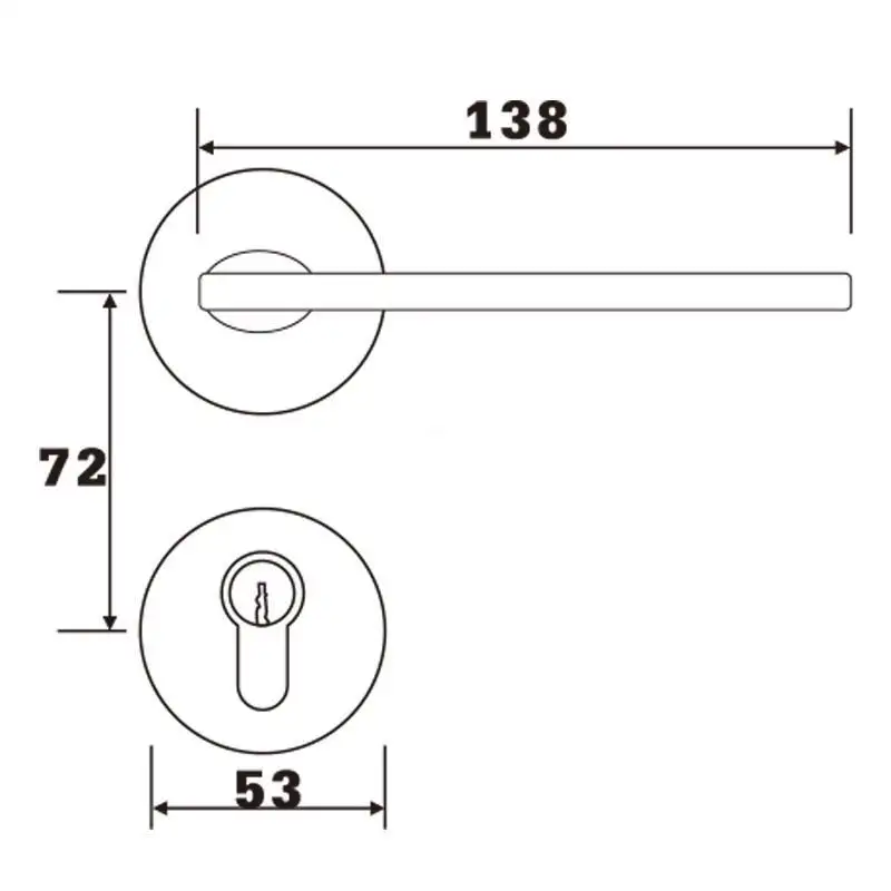 FUYU lock high security door locks home supply for home 4