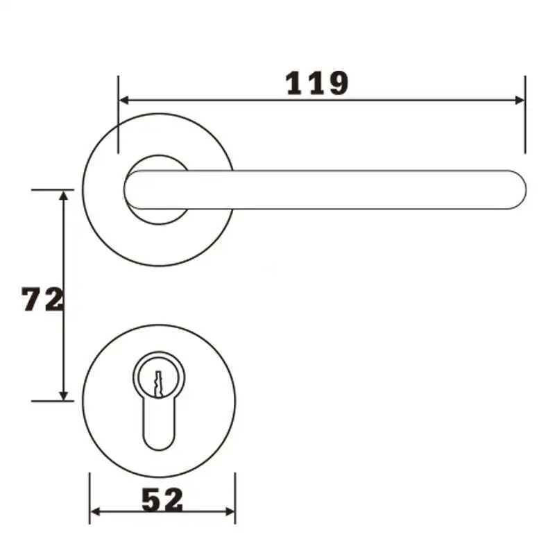 FUYU best interior door locks suppliers for home 4