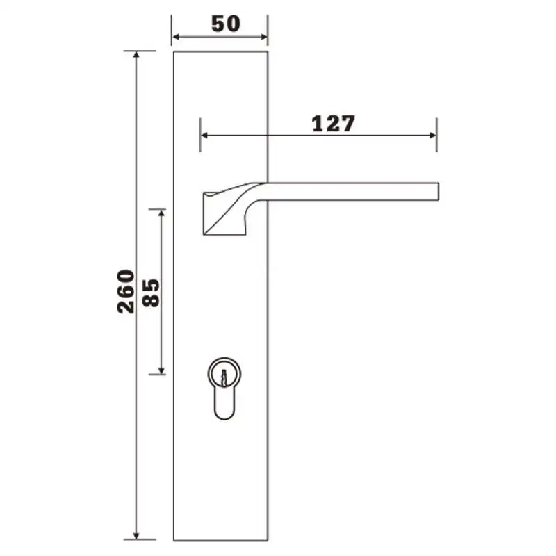 FUYU top best outdoor gate lock company for entry door 3
