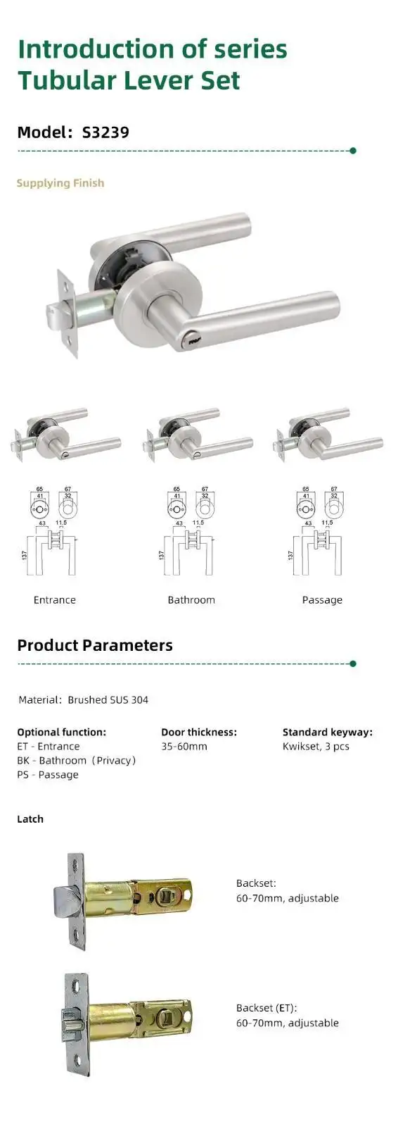 FUYU lock fuyu lever locks manufacturers for mall 2