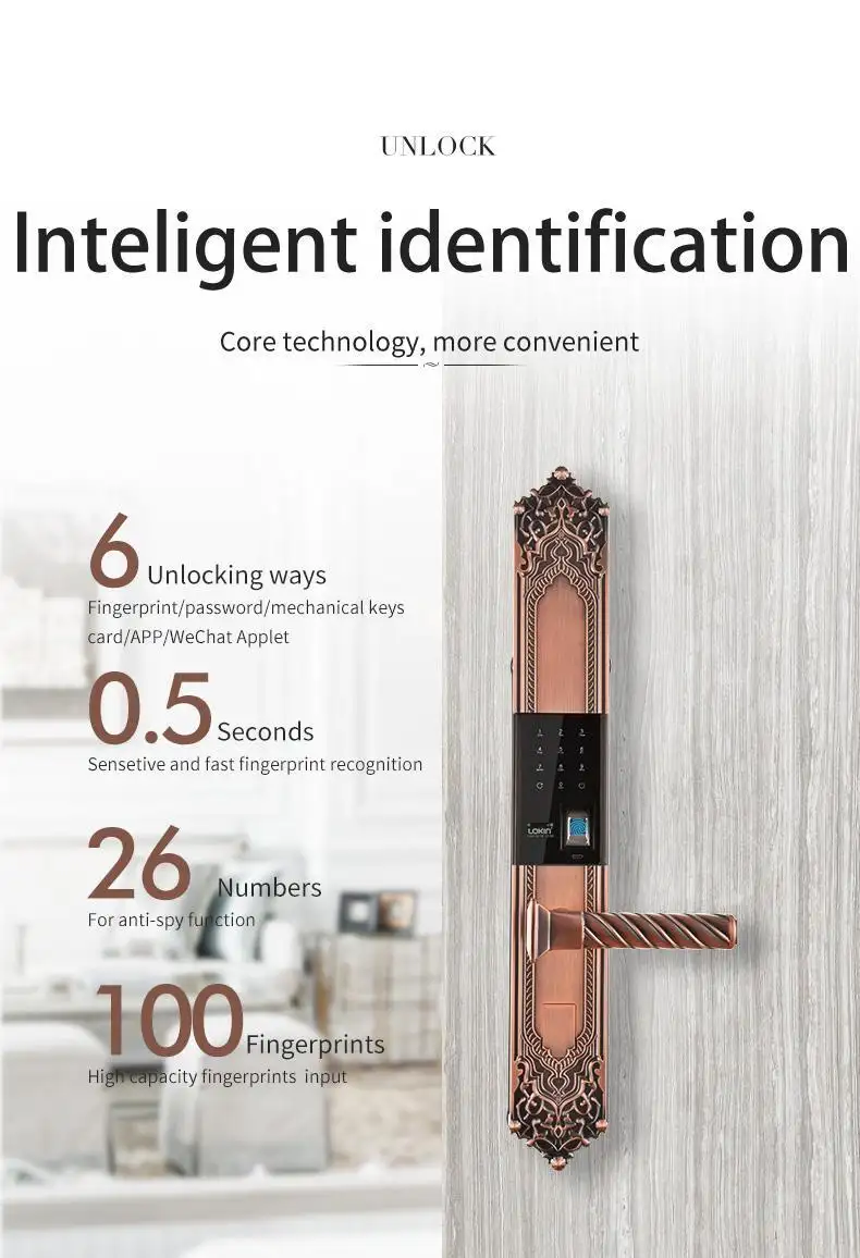 FUYU quality best smart locks for home for home 5