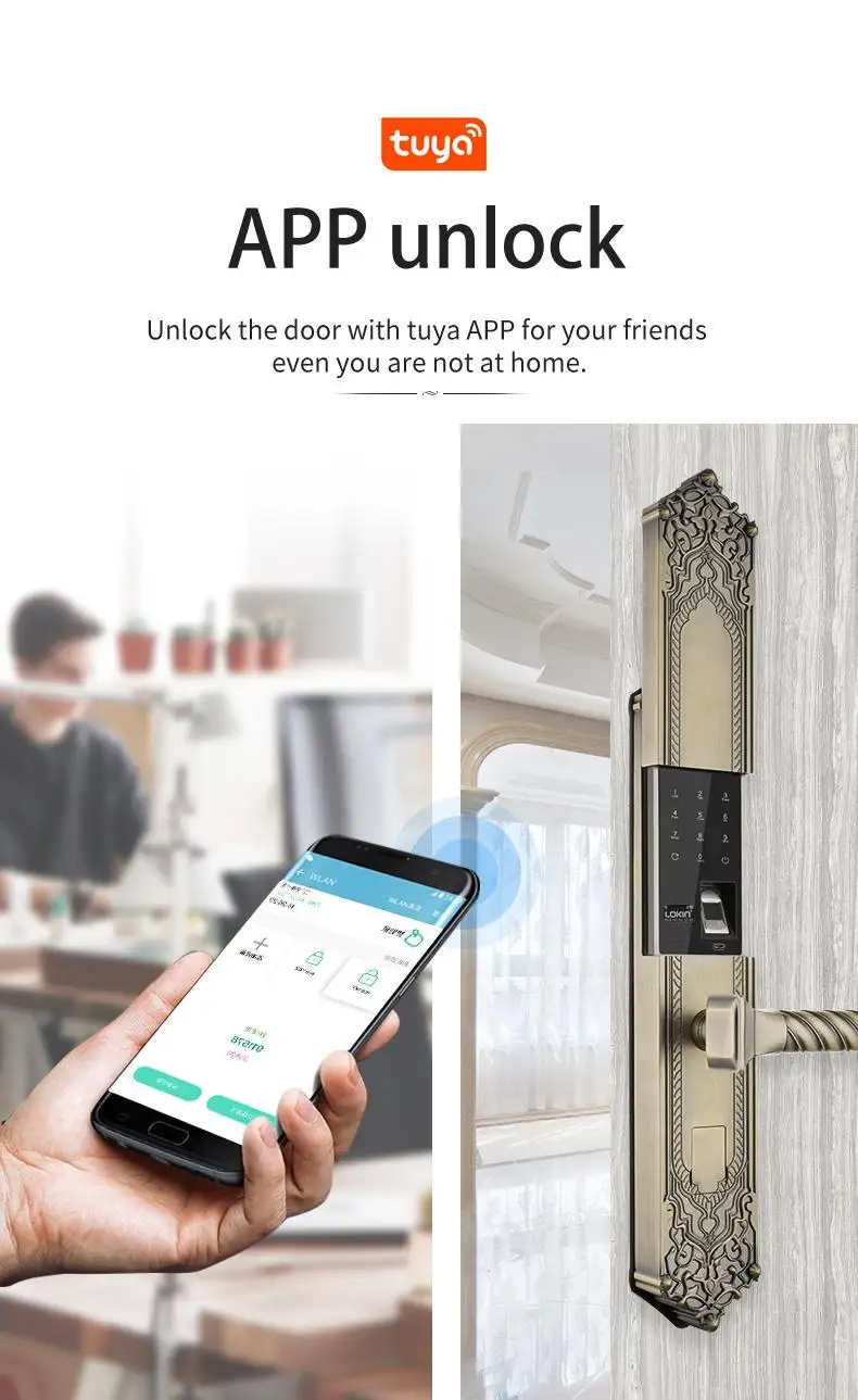 FUYU quality best smart locks for home for home 6