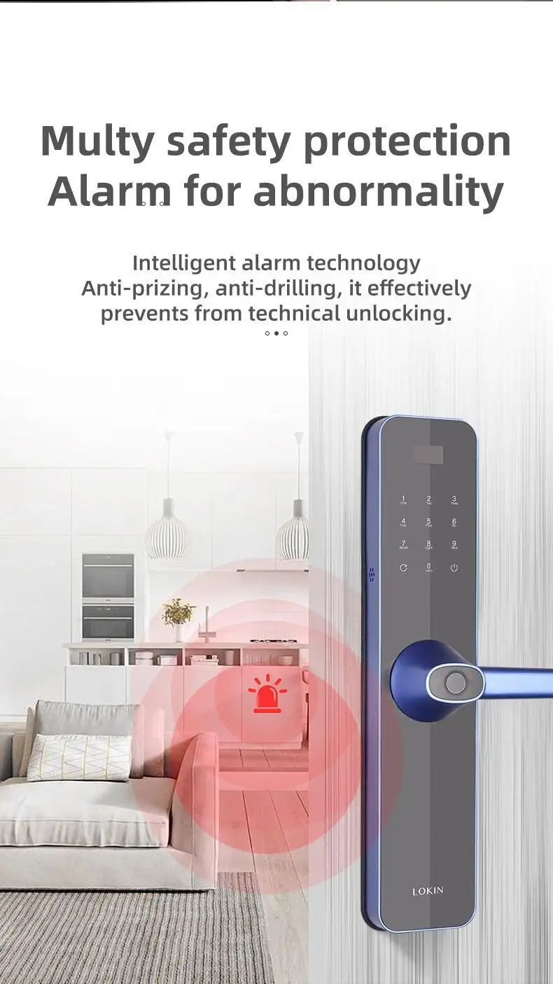 FUYU keypad door lock for apartment in china for entry door 6