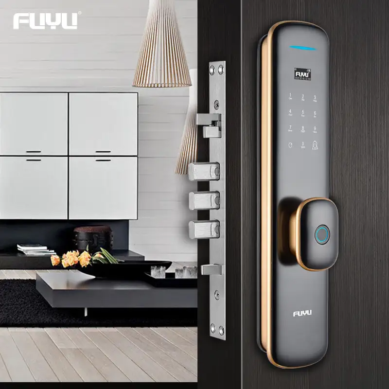 Automatic intelligent keyless smart door lock 1