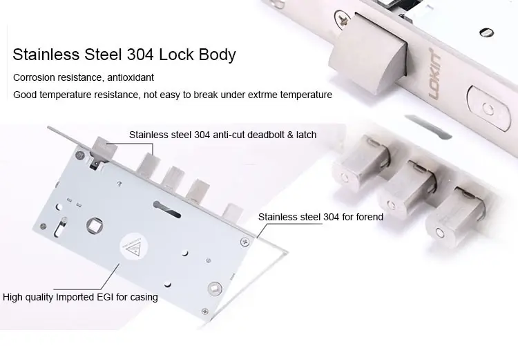 FUYU best smart door lock extremely security for gate 3