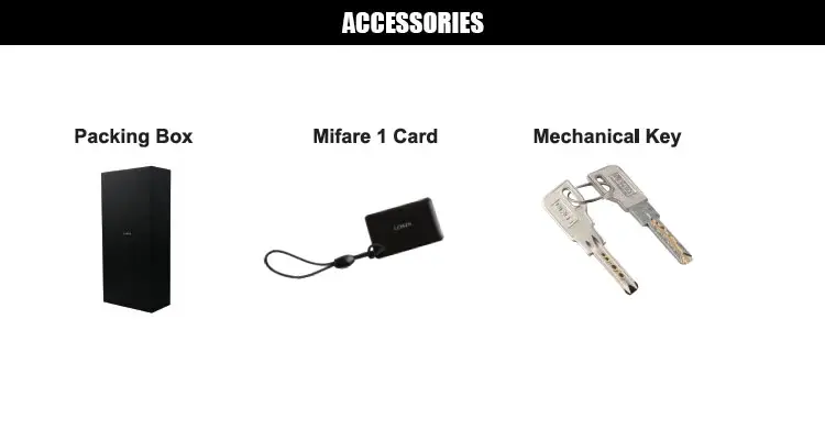 FUYU best smart door lock extremely security for gate 5