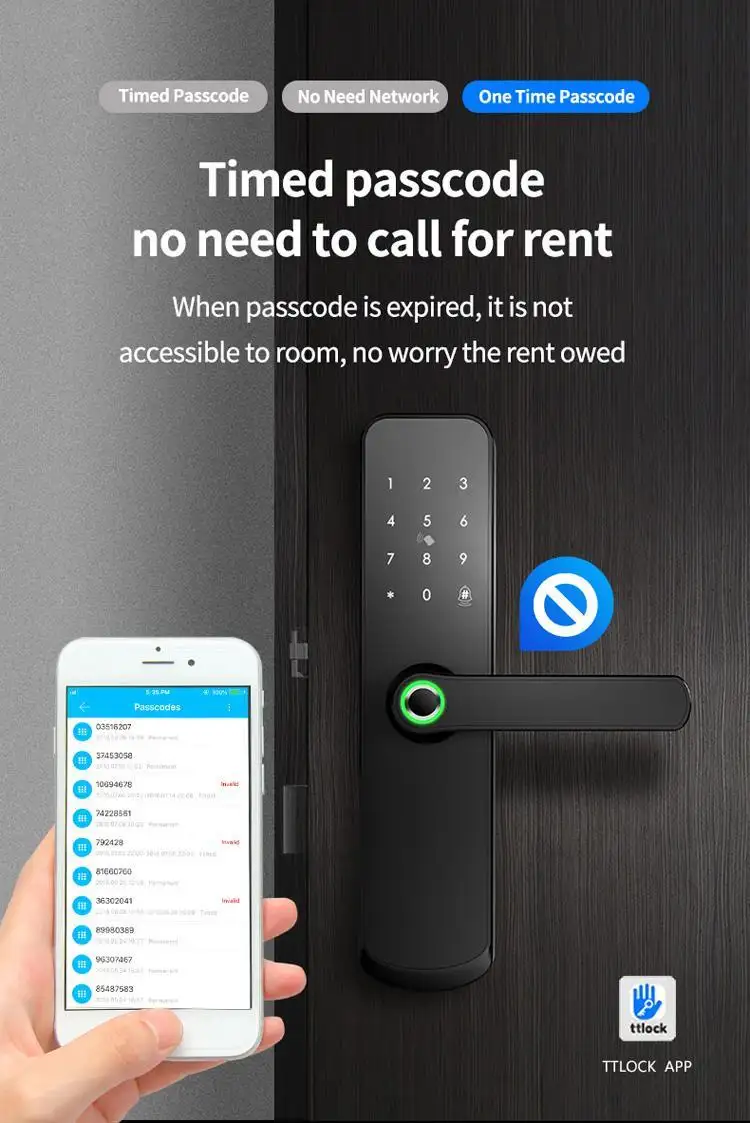 wholesale hotel smart lock on sale for entry door 7