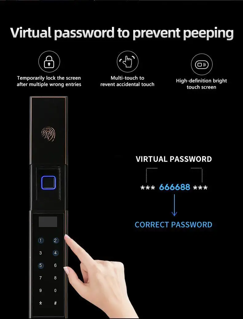 FUYU lock china security deadbolt lock supply 8
