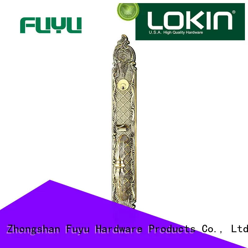 zinc alloy handle door lock mortise home FUYU 1