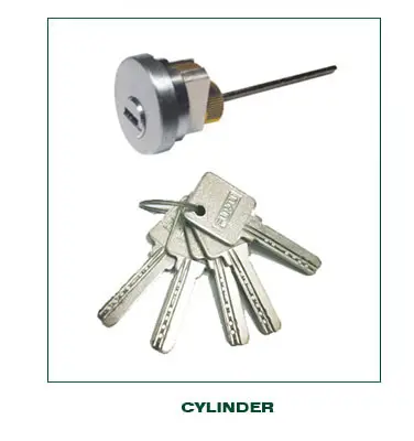 FUYU brass door lock easy for mall 3