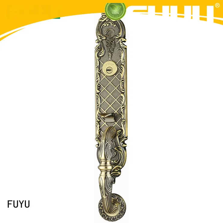 FUYU handle zinc alloy door lock for metal door branded factory 1