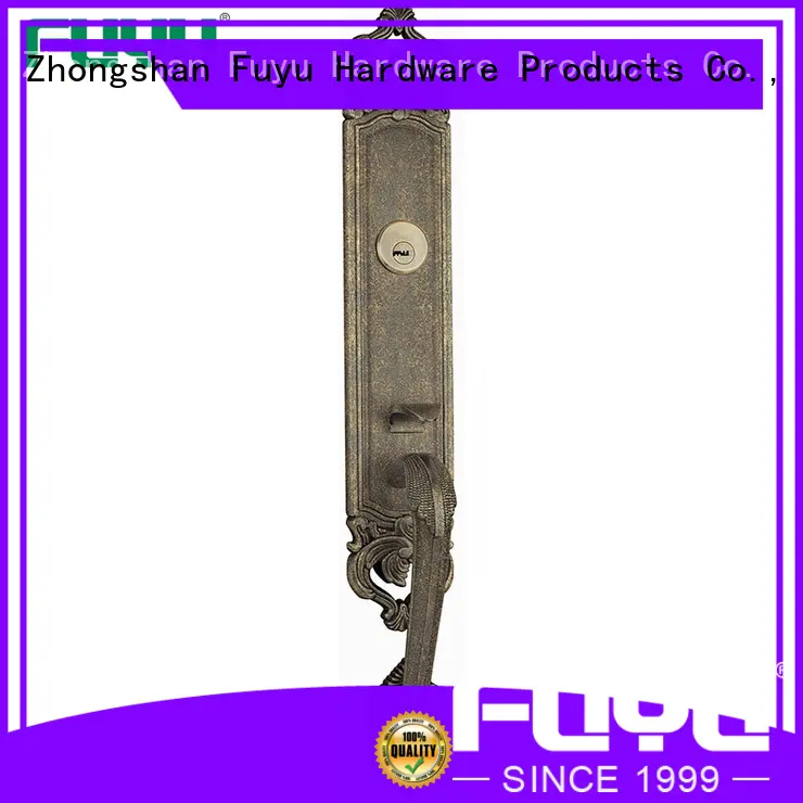 FUYU solid zinc alloy entry door lock entry shop 1