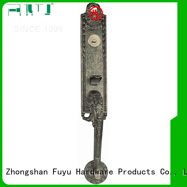 bathroom door handle with lock zinc mall FUYU 1