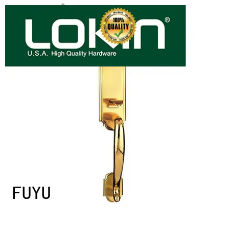 FUYU usa zinc alloy door lock for timber door with latch for indoor 1